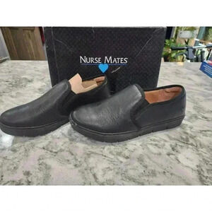 Nurse Mates ADELA Slip Resistant Pillow Top Professional Work Slip On Shoe 10 M